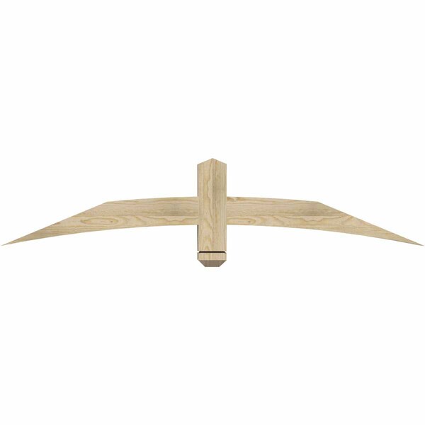 Ekena Millwork Bellingham Rough Sawn Timber Gable Bracket, Douglas Fir, 60"W x 12"H x 4"D x 4"F, 5/12 Pitch GBW060X12X0404BEL00RDF - main